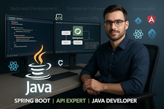 be expert java spring boot developer for web app development