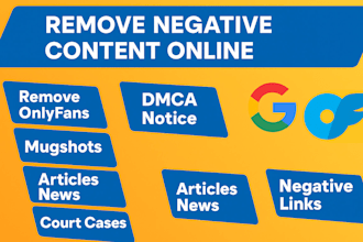permanently remove mugshots cases articles negative links on google under dmca