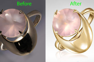 do jewelry photo color correction retouching professionally