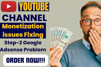 fix the youtube monetization issue reused content monetized, adsense problem