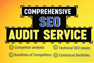 do technical SEO audit of your website to improve ranking