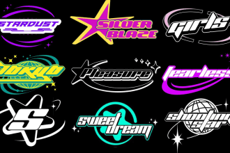 create a custom y2k streetwear logo design for your brand