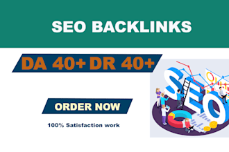 do increase 40 da, 40 dr with original link seo expert