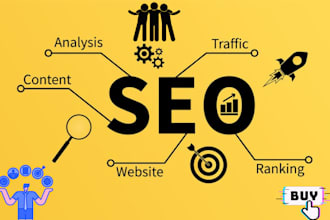 do organic website SEO for store ranking and promotion to get traffic and sales