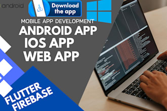 do mobile app using flutter and upload it on apple store and play store