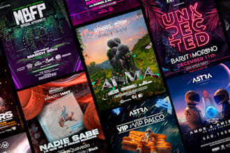 design an attractive flyer for your events