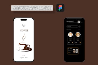do creative and unique design for your coffee shop