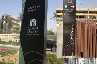 design internal, external and wayfinding signage
