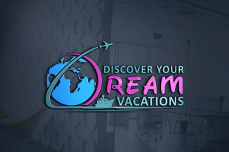design travel, hotel, adventure, tourism, travelling logo
