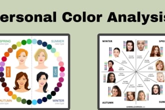 do a personal color analysis and create a palette