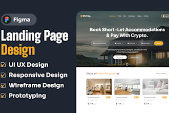 do saas landing page design, figma landing page, website landing page, wireframe