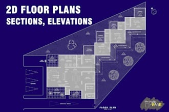 redraw architectural floor plans using autocad