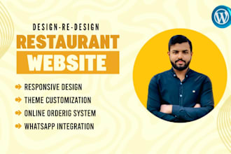 build restaurant booking and food delivery website