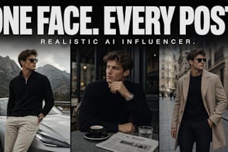 create a consistent ai influencer persona with realistic lifestyle content