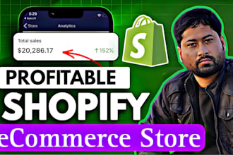 create profitable food pet fashion and lifestyle shopify store ecommerce website