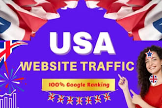 do organic website traffic to increase sales UK,USA