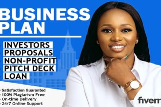 develop comprehensive business plan, proposal for loans funding grants nonprofit