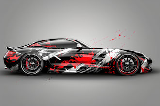 do attractive car wrap design, vehicle wrap design, and van