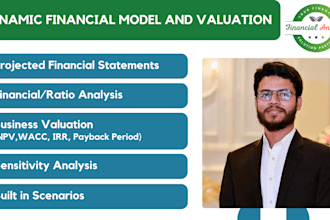 prepare financial model and business valuation