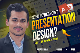 do powerpoint presentation, investor pitch in ppt and canva