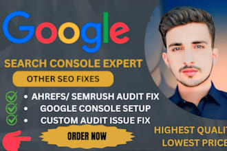 fix google search console semrush, ahrefs site audit