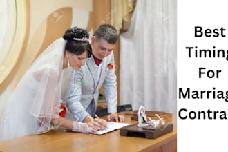 provide the best marriage contract timing for happiness and success