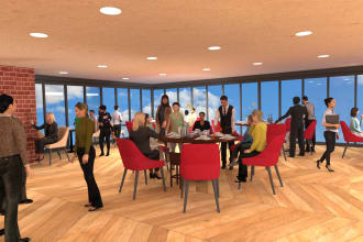 3d modelling interior design and photo realistic lighting using vray in 3ds max