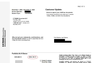 carefully redact financial statements