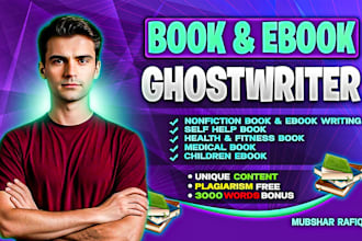 ebook ghostwriter, KDP book writer, ghost book writer, nonfiction ghostwriter