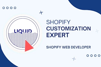be your shopify liquid developer and shopify expert