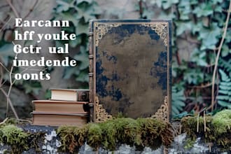 design fantasy book covers using canva pro and bring