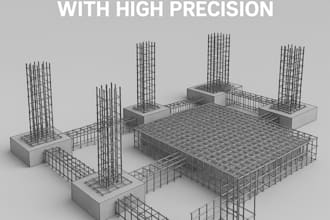 do expert in revit  foundation plans 3d rebar modeling with precision