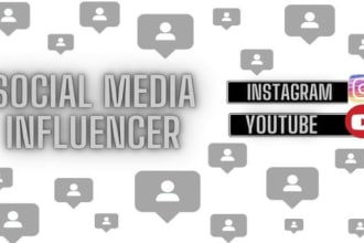 find best instagram and youtube influencer for  influencer marketing
