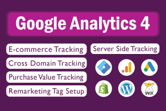 setup or fix google analytics 4 ga4 ecommerce conversion tracking by GTM