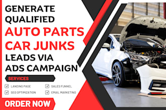 generate auto parts lead automotive car detailing car dealership car repair lead