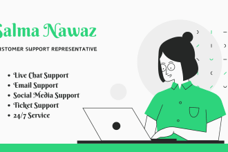 provide full time customer support services