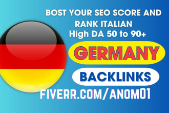 permanent germany backlinks with german SEO high da60 to 90