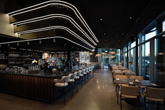 design an elegant bar for your restaurant