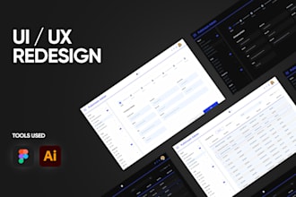 design or redsign landing page or website UI UX in figma