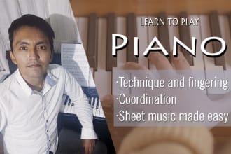 teach you to play piano and music theory