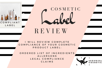 review cosmetic label compliance