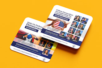 design political social media post, fb ig ad campaign banner