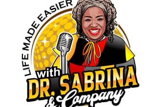 design awesome podcast logo for your company