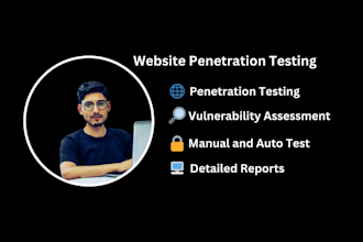 do penetration testing, network security, website security , and malware removal