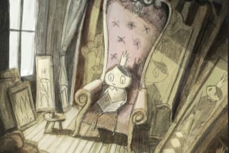 create a fantasy children picture book illustration