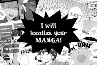 localize your japanese manga to english