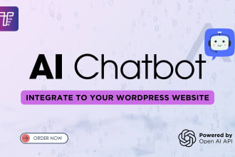 integrate chatgpt open ai API into wordpress website to create custom chat bot