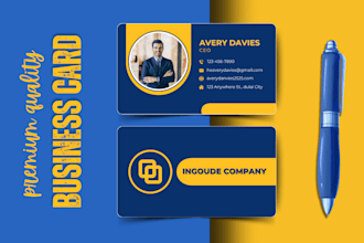 do modern minimalist luxury business card design for you