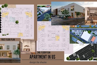 design 2d floor plan with furniture layout for your space