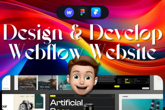 design and develop a high converting website on figma, webflow, or framer